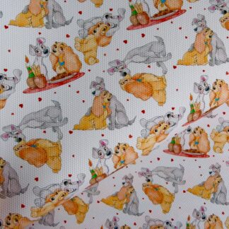 Disney Pups 005 Canvas Fabric Sheet