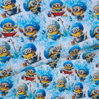 Bath Time 001 Canvas Fabric Sheet