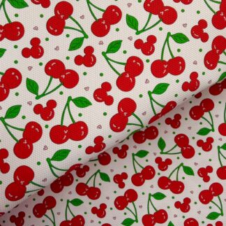 Disney Cherries 001 Canvas Fabric Sheet