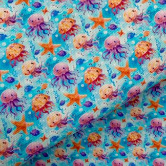 Ocean Friends 011 Canvas Fabric Sheet