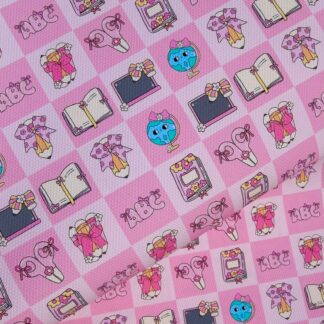 School 002 Canvas Fabric Sheet