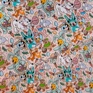 Disney Easter 001 Canvas Fabric Sheet