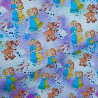 Frozen 026 Canvas Fabric Sheet