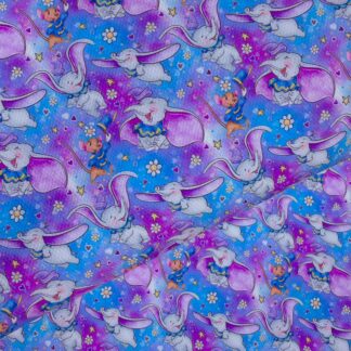Disney Elephant 015 Canvas Fabric Sheet