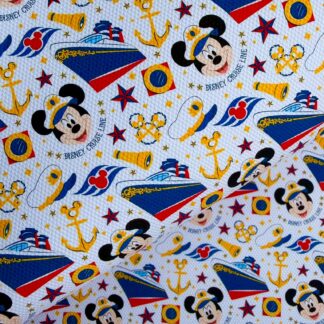 Disney Cruise 001 Canvas Fabric Sheet