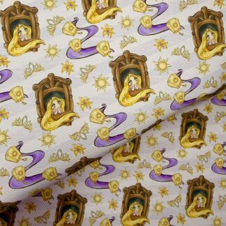 Golden Hair B 008 Canvas Fabric Sheet