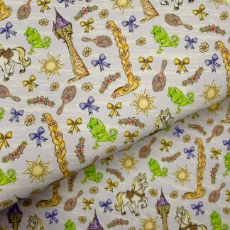 Golden Hair B 007 Canvas Fabric Sheet