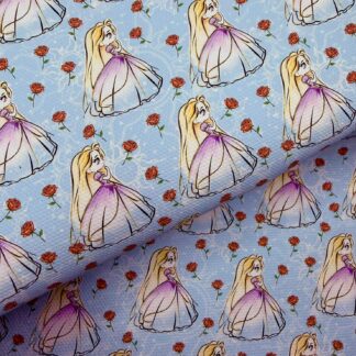 Golden Hair B 017 Canvas Fabric Sheet