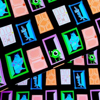 Monsters 013 Canvas Fabric Sheet