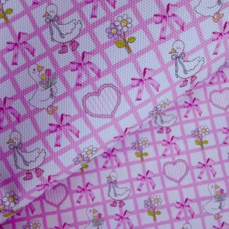Bowtiful Goose 001 Canvas Fabric Sheet