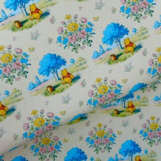 Pooh 095 Canvas Fabric Sheet