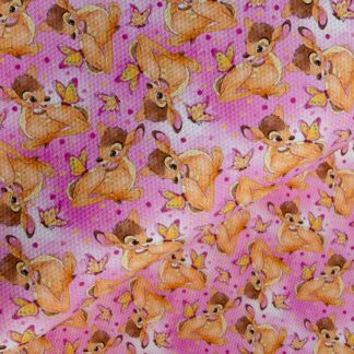 Disney Deer 008 Canvas Fabric Sheet