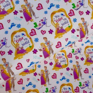 Golden Hair 005 Canvas Fabric Sheet