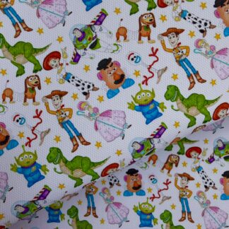 Pixar Toys 001 Canvas Fabric Sheet
