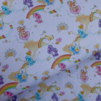 Rainbow Bears 007 Canvas Fabric Sheet