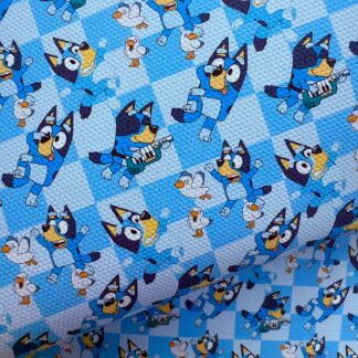 Blue Dog 057 Canvas Fabric Sheet