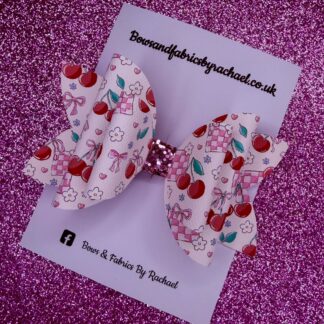Cherry Bows 001 Hair Bow