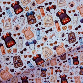 Disney Backpacks 001 Canvas Fabric Sheet