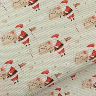 Letter To Santa 001 Canvas Fabric Sheet