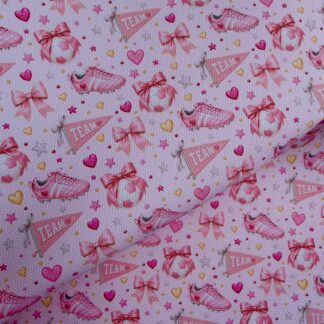 Team Bowtiful 001 Canvas Fabric Sheet