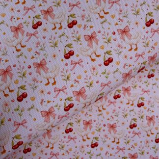 Bowtiful Goose 002 Canvas Fabric Sheet