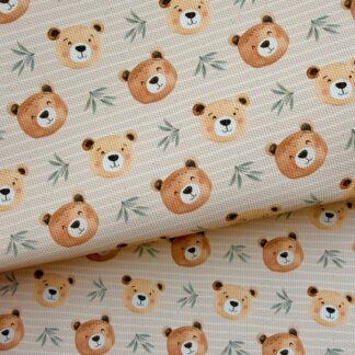 Bears 004 Canvas Fabric Sheet