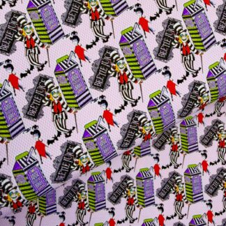 Naughty Ghost 004 Canvas Fabric Sheet
