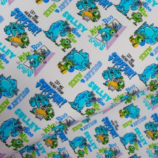 Monsters 018 Canvas Fabric Sheet
