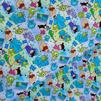 Monsters 015 Canvas Fabric Sheet