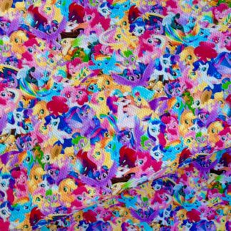 Pony Friends 012 Canvas Fabric Sheet
