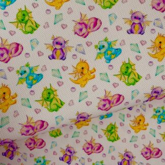 Dragons 010 Canvas Fabric Sheet