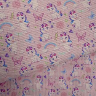 Unicorn 039 Canvas Fabric Sheet