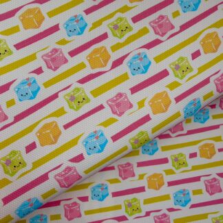Squishy Cubes 002 Canvas Fabric Sheet