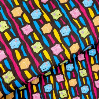 Squishy Cubes 001 Canvas Fabric Sheet