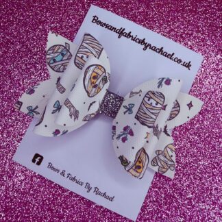 Halloween Mummies 001 Hair Bow