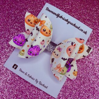 Halloween Dumplings 001 Hair Bow