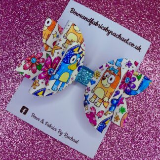 Blue Dog Jewels 001 Hair Bow