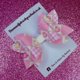 Pink Halloween 003 Hair Bow