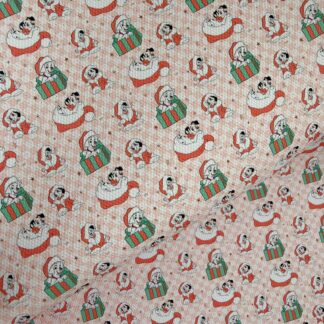 Disney Christmas Pups 001 Canvas Fabric Sheet