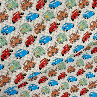 Cars 017 Canvas Fabric Sheet