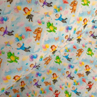 Wiggles 009 Canvas Fabric Sheet