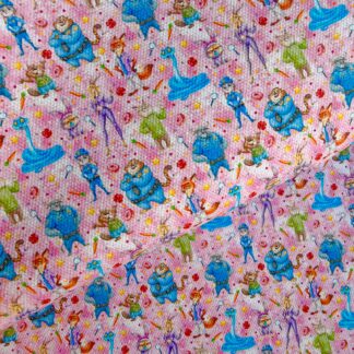 Disney Movies 006 Canvas Fabric Sheet