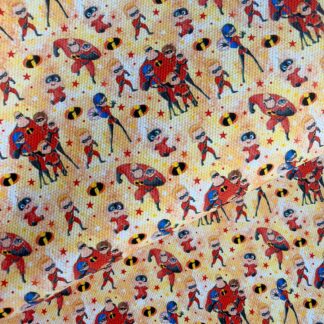 Incredibles 002 Canvas Fabric Sheet