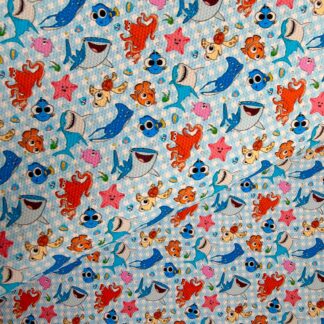 Pixar Ocean Friends 007 Canvas Fabric Sheet
