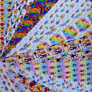 The Wiggles Canvas Fabric Sheet Bundle