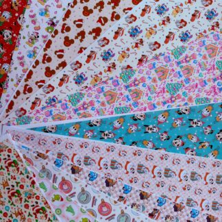 Christmas Canvas Fabric Sheet Bundle